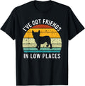 I've Got Friends in Low Places French Bulldog Retro Men Women Kids