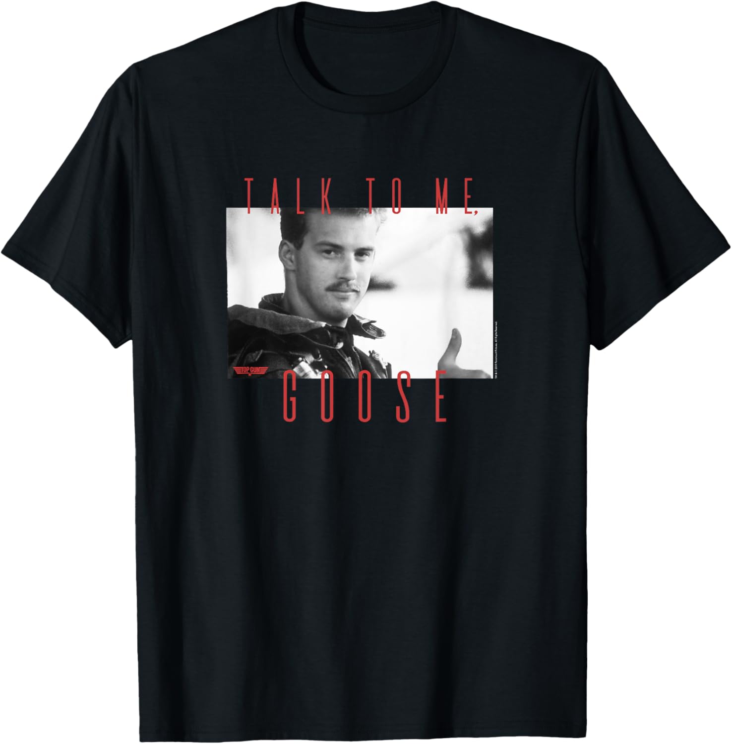 Top Gun Talk To Me Goose Portrait