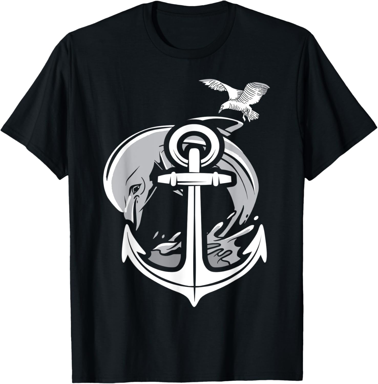 Dolphin Anchor Seagull Design Sailboat Sailing