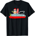 Christmas In July Santa Pontoon Boat Christmas In