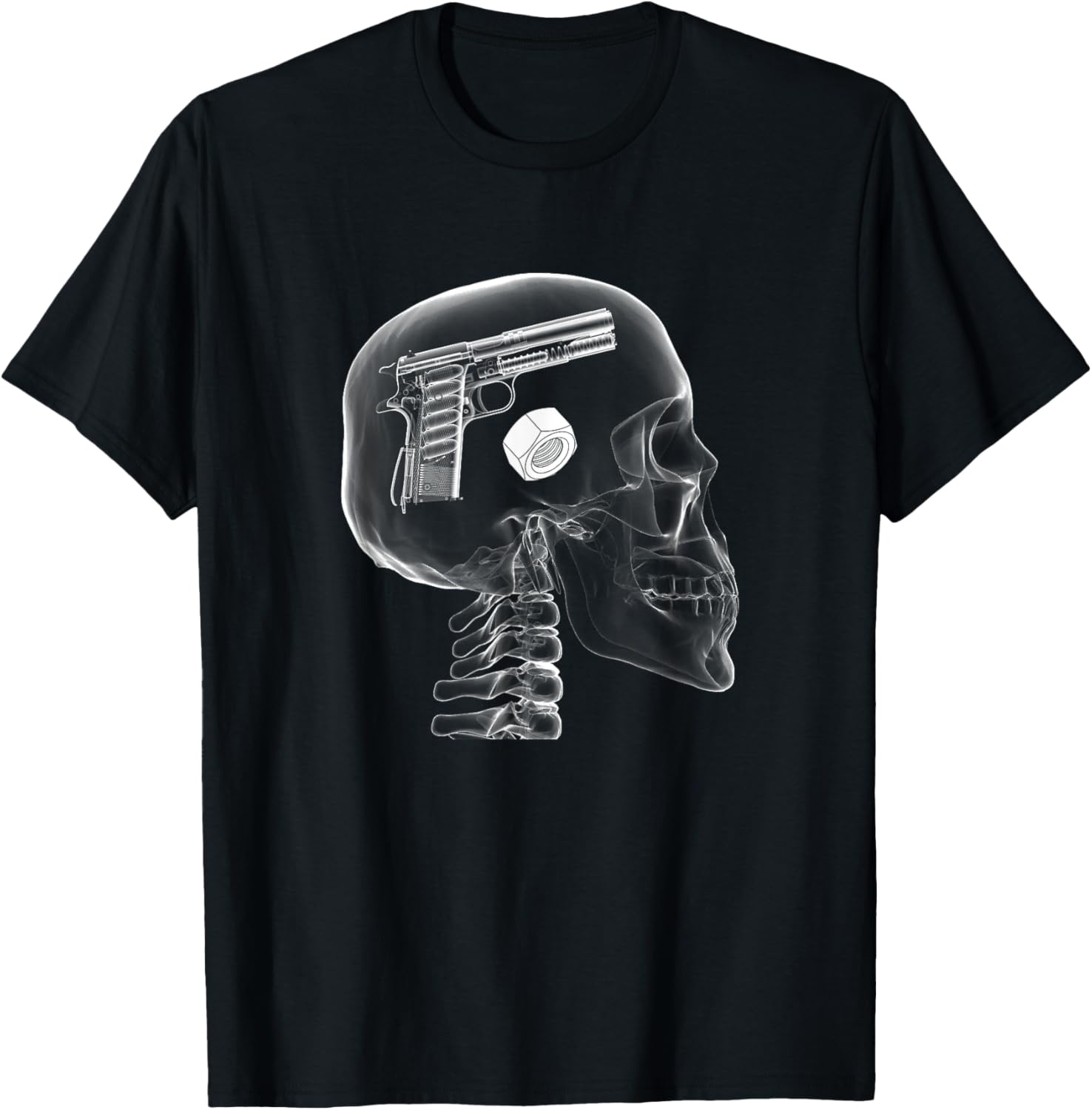 Gun Nut X Ray Second Amendment T Shirt Cool Tee Shirt