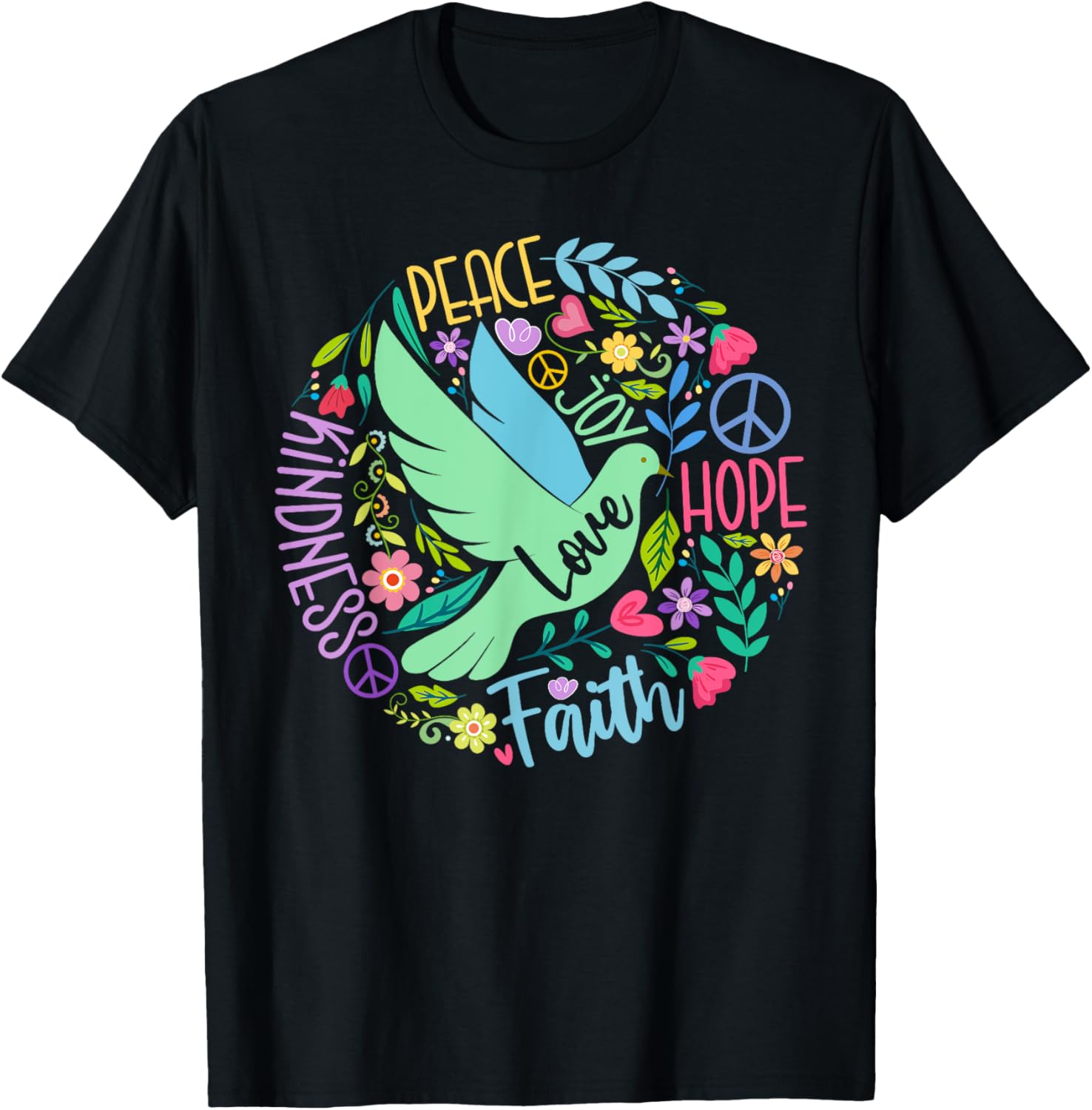 Groovy Hippie Peace Hope Love Peace Bird World Peace Day