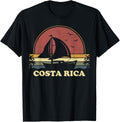 Vintage Costa Rica Sailing Sailboat Summer Boating Sailor