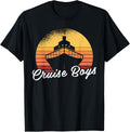 Retro Liner Captain Ship Trip Cruising Vintage Boat