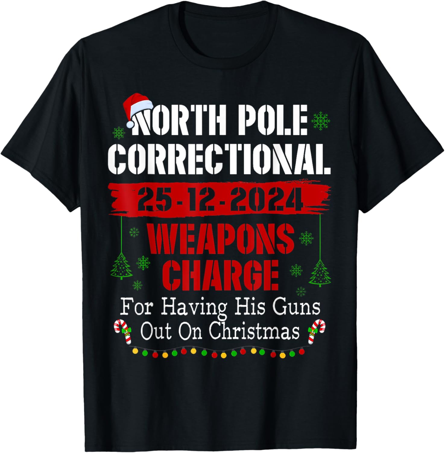 North Pole Correctional Weapons Charge Having His Guns
