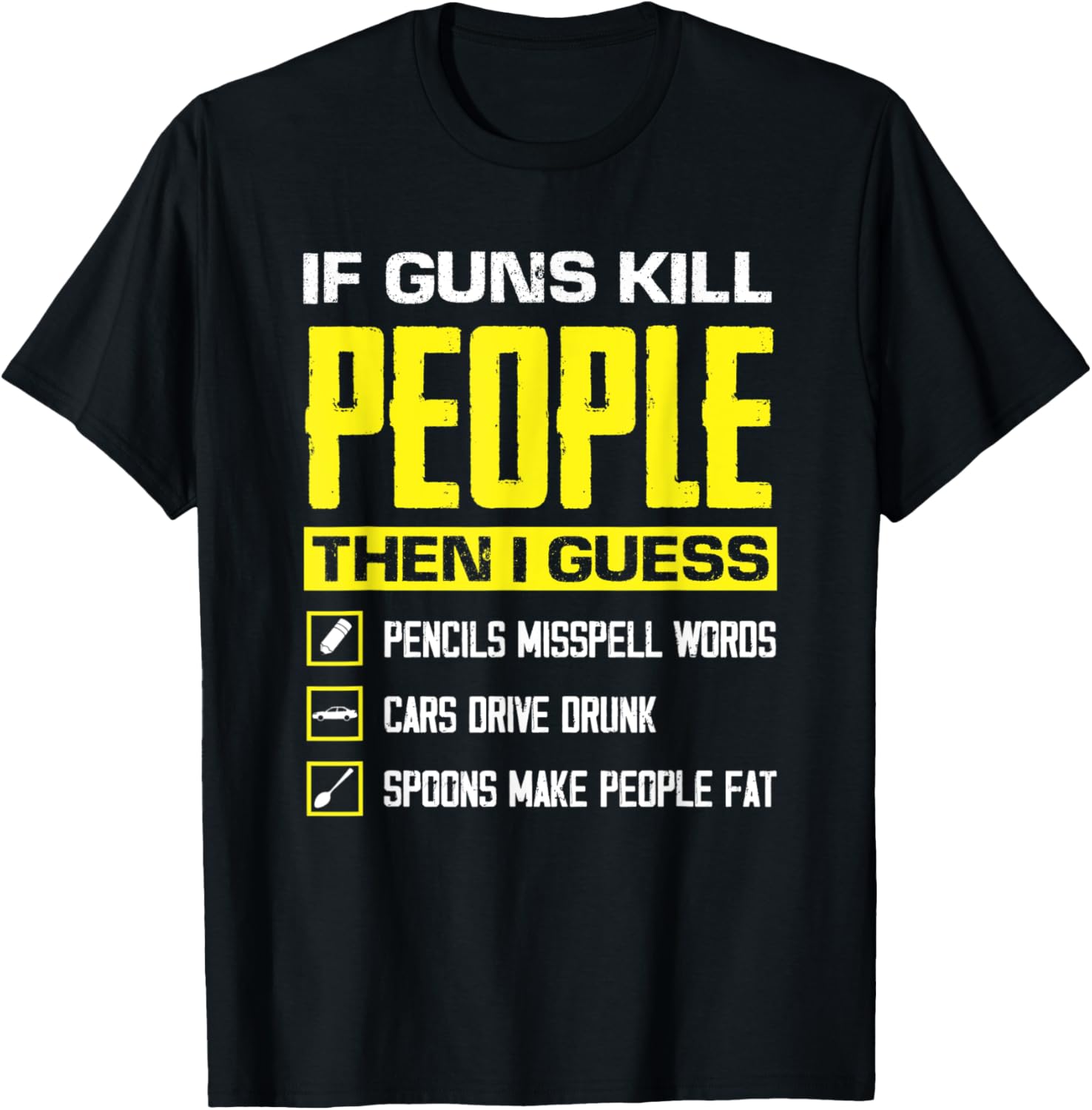 If Guns Kill People Funny Weapon Ammo Lover Gun Owner