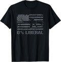 0 Liberal Zero Percent Ar15 Usa Flag Funny Pro Gun Rights Women