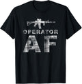Funny Gun T Shirt Operator Af Women Men
