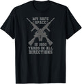 My Safe Space Is 1500 Yards In All Directions Gun Rifle