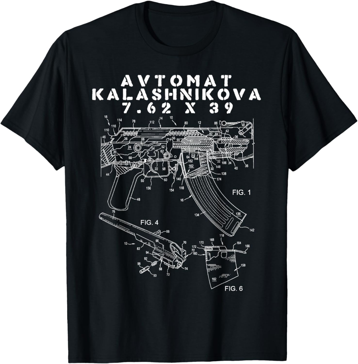 Avtomat Kalashnikova Blueprint Ak47 Patent Gun
