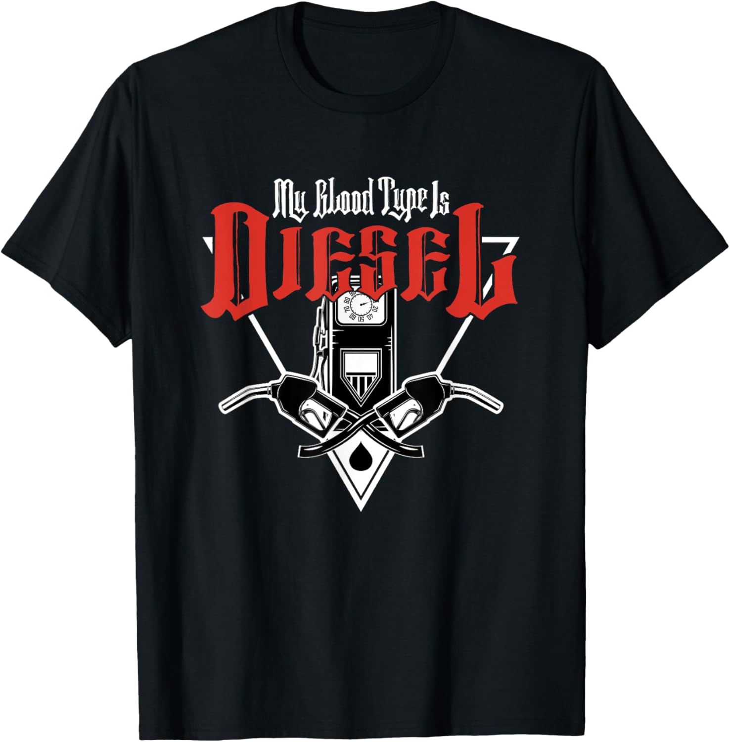 My Blood Type Is Diesel Funny Mechanic Trucker