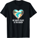 My Happy Place Is The Beach - T-Shirt for Men Women Kids