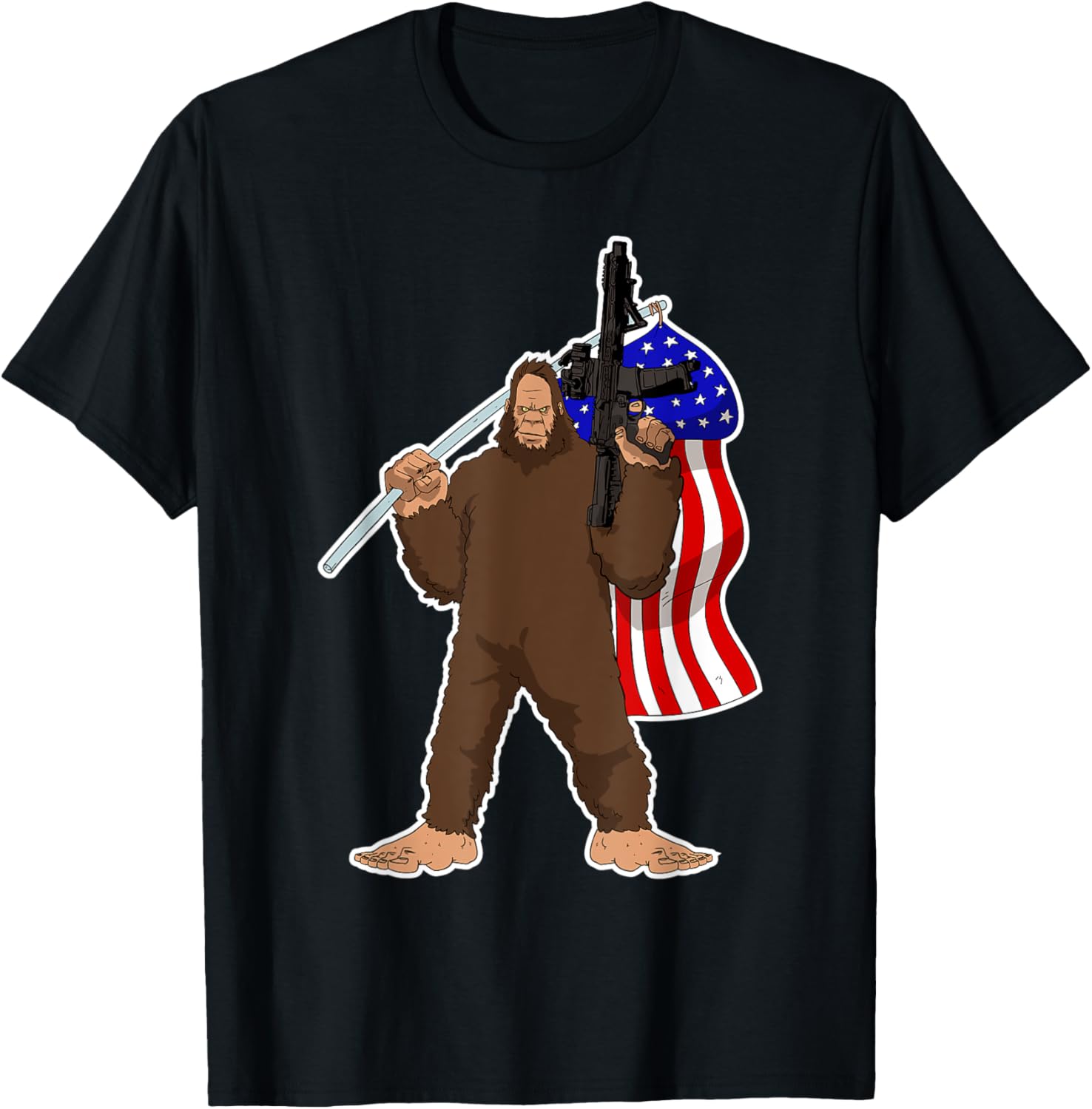 Bigfoot 2Nd Amendment Right To Bear Arms Usa Gun Owner