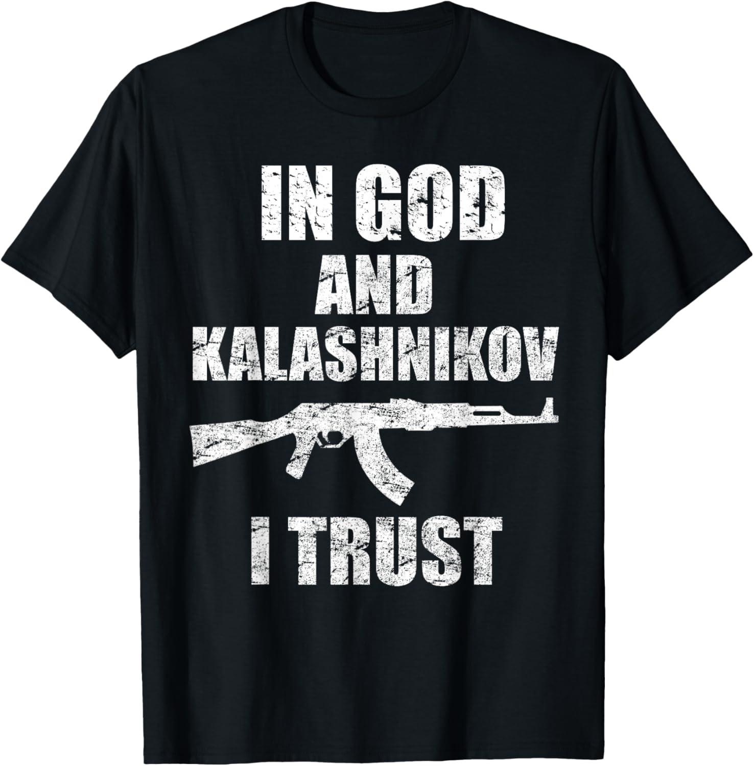 Ak 47 In God Kalashnikov I Trust Shirt 2Nd Amendment