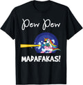 Pew Madafakas Funny Fantasy Unicorn With Gun White