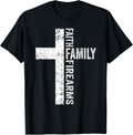 Faith Family Firearms Funny Christian Pro Gun Owner