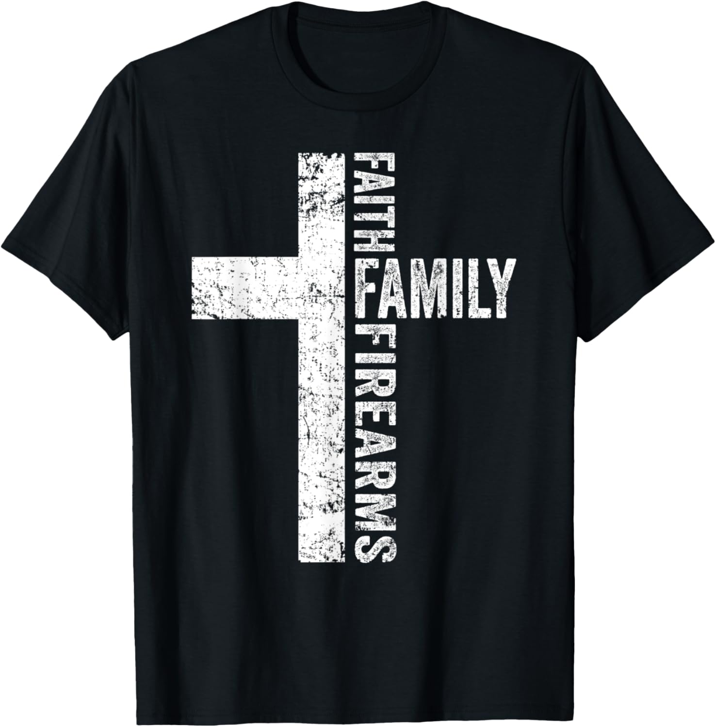 Faith Family Firearms Funny Christian Pro Gun Owner