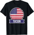 Tucson - USA - American place name US flag design