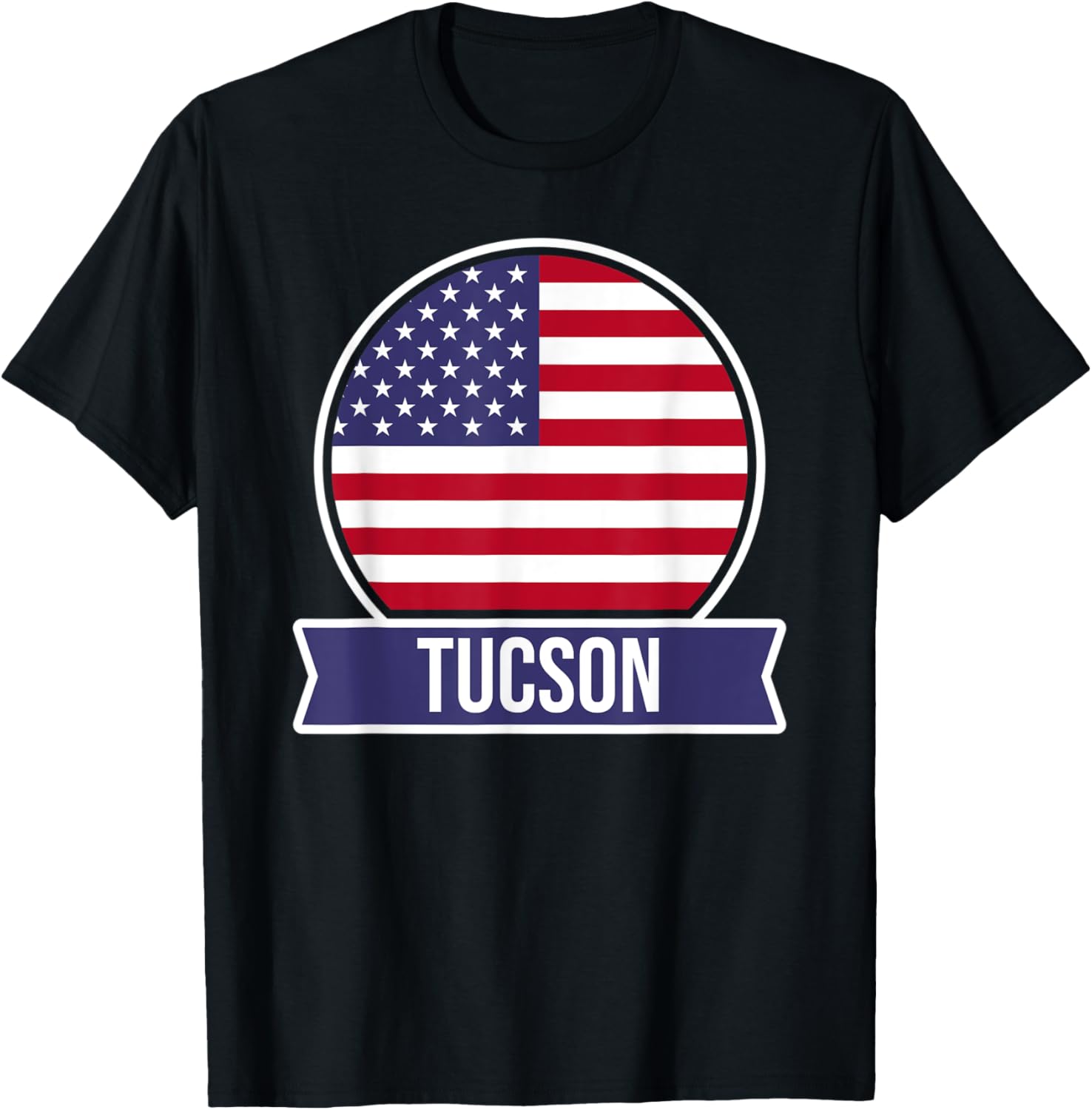 Tucson - USA - American place name US flag design