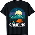 Retro Camping Is My Happy Place Hiking Camping Men Women