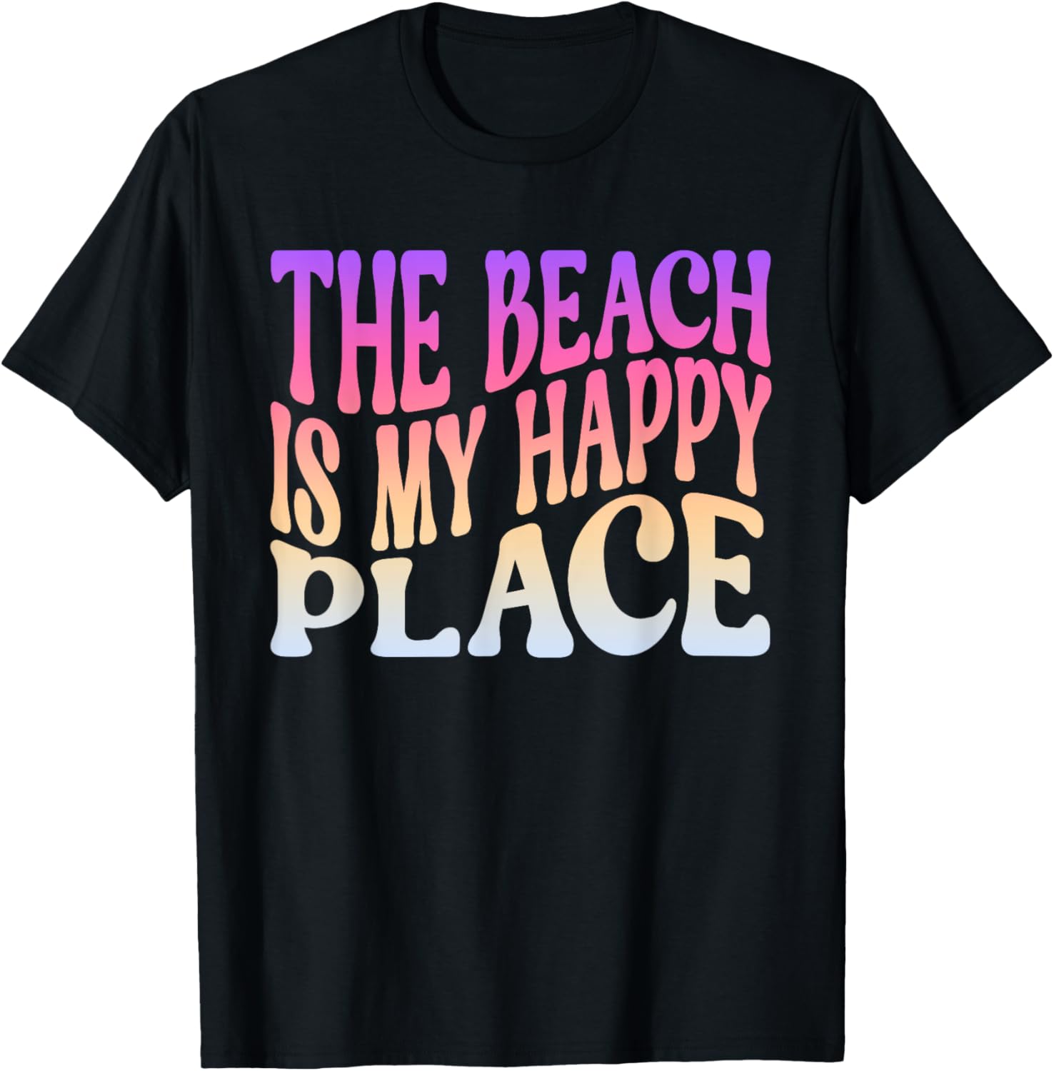 The Beach Is My Happy Place Fun Summer Beach Lover