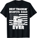 Usa Flag Best Truckin Bonus Dad Truck Driver