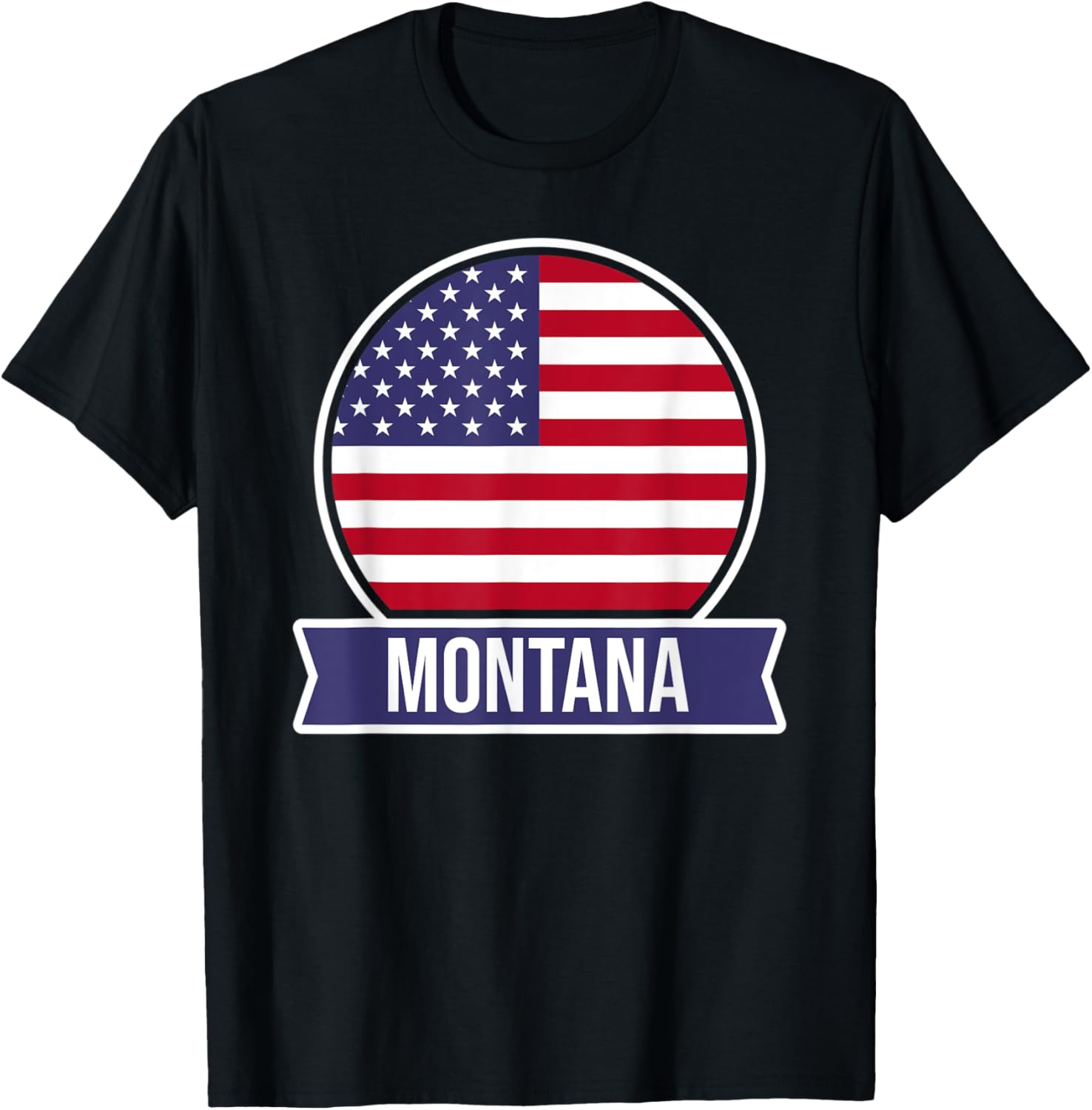 Montana - USA - American place name US flag design