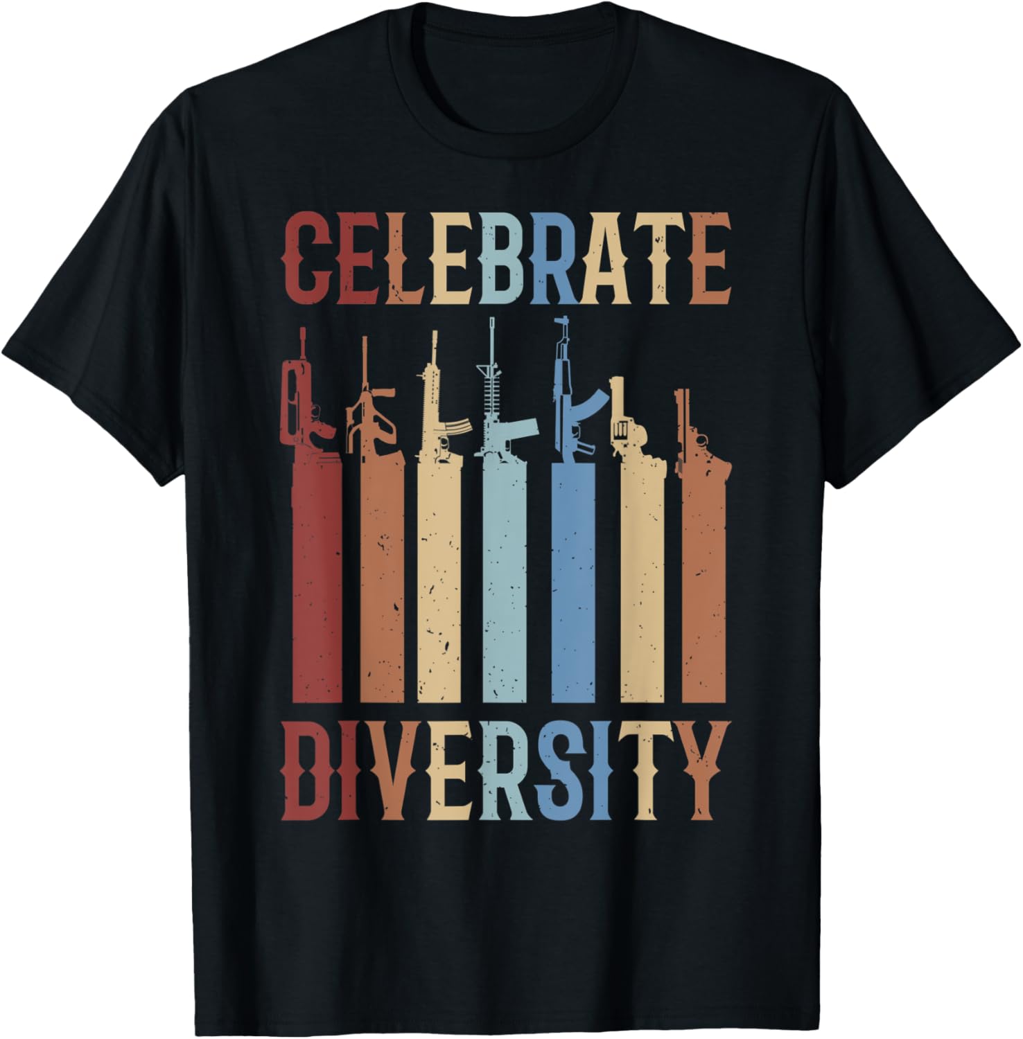 Celebrate Diversity Different Gun Gift Gun Lovers Gift