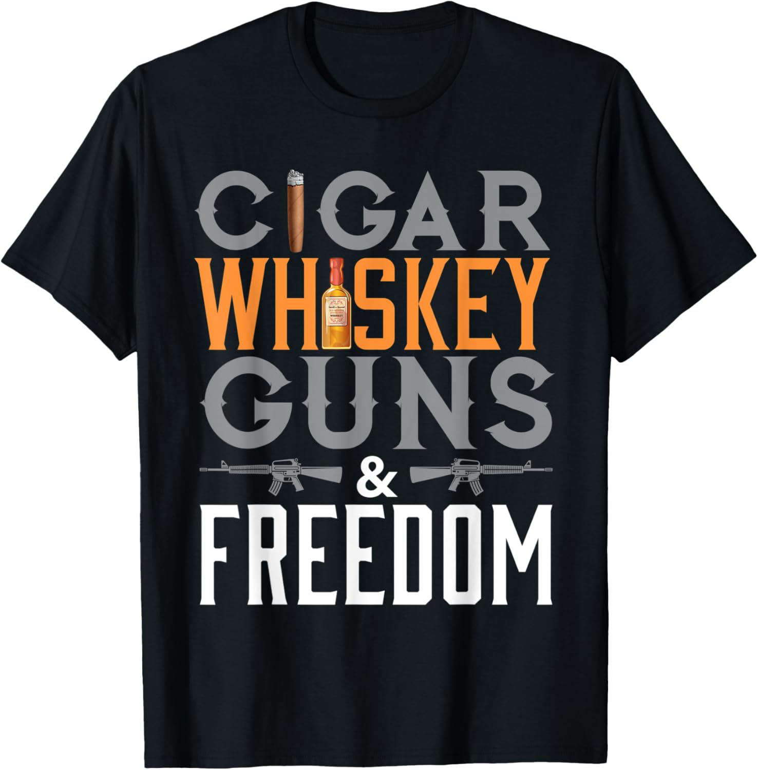 Cigar Whiskey Guns And Freedom Cigar Lovers
