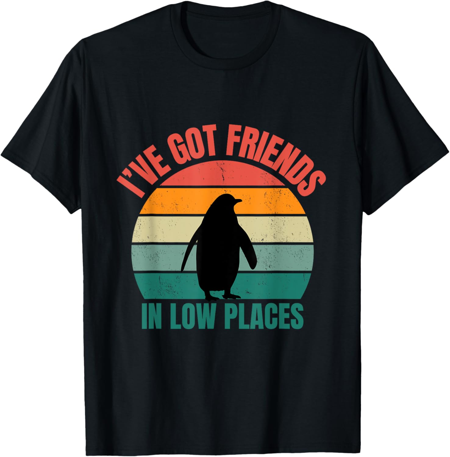Funny Penguin I've Got Friends In Low Places