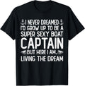Funny Boat Captain Design Men Women Boating Boat