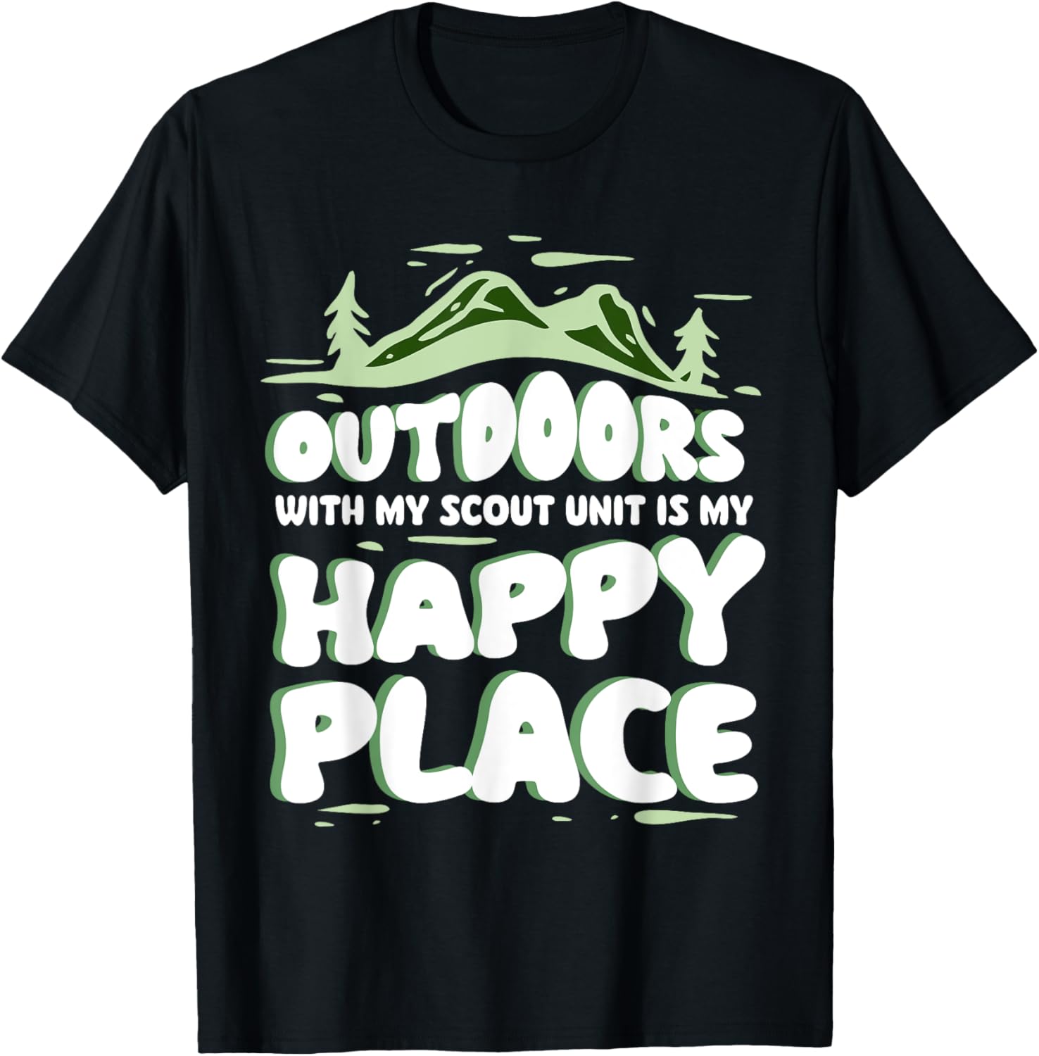 Outdoors with my scout unit is my happy place - Scouting