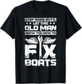 Old Man Fix Boats