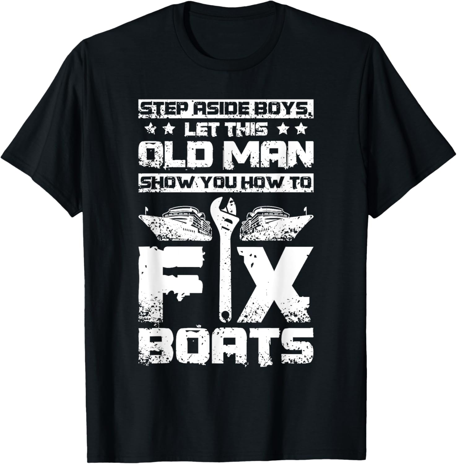 Old Man Fix Boats