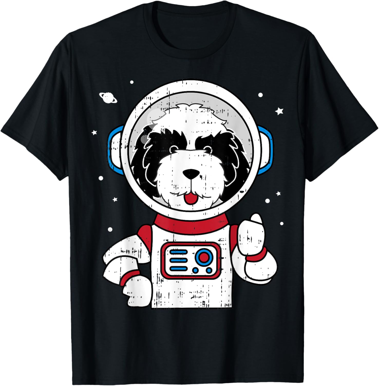 Sheepadoodle Astronaut Space Cute Dog Lover Gift Men Women Kids