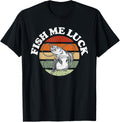 Fish Me Luck Funny Lake River Fishing Pun