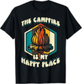 The Campfire Is My Happy Place Camper Camping