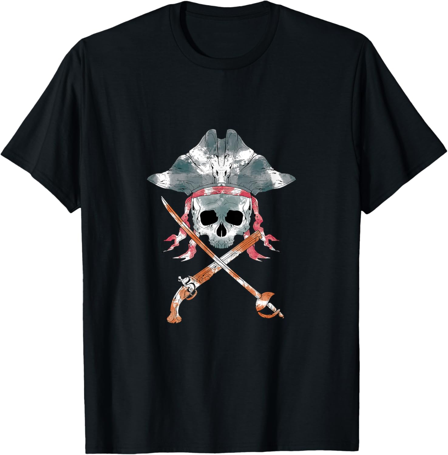 Pirate Skull Sword Gun Skull