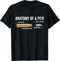 Anatomy Of A Pew Funny Bullet Guns Lover Ammo Gun