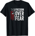 Freedom Over Fear Usa 2Nd Amendment Pro Gun Patriotic Guns