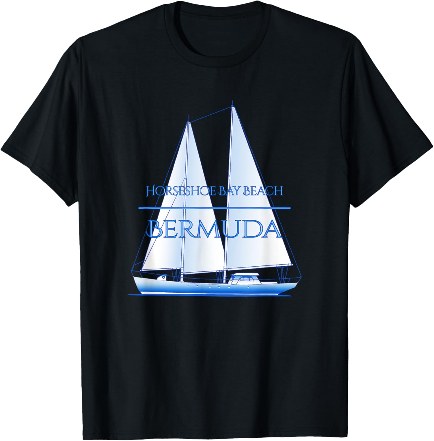 Horseshoe Bay Beach Bermuda Nautical Sailboat Boating