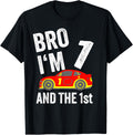 Bro I'm 1 and the 1st Place Racing Boy Birthday