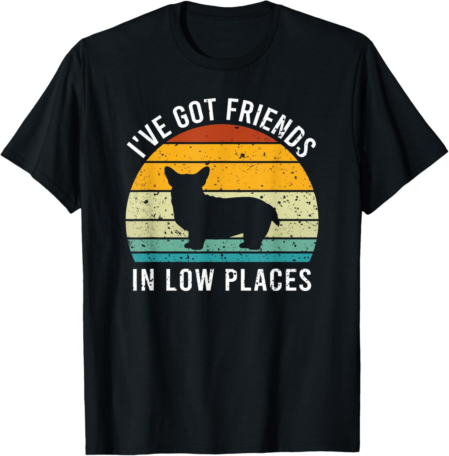 I've Got Friends in Low Places Corgi Retro