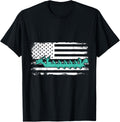 American Us Flag Dragon Boat