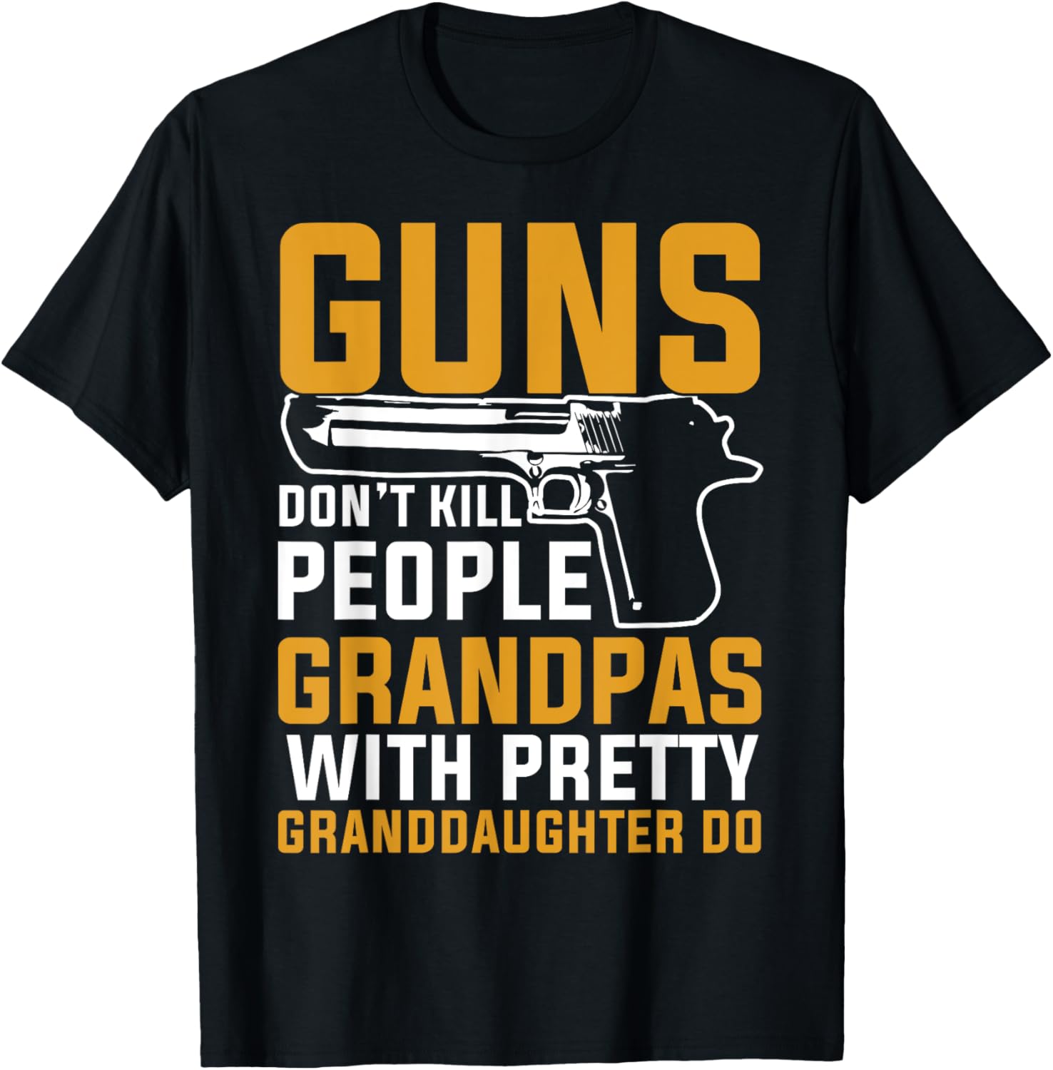 Protective Grandpa T Shirt Guns Dont Kill People Grandpas