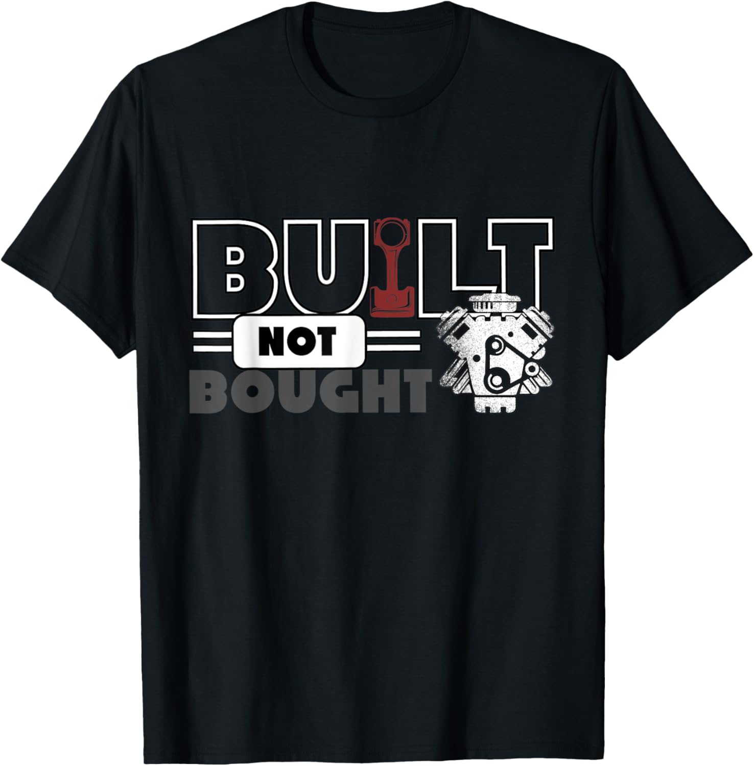 Funny Diesel Car Mechanic Quote Built Not Bought