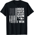 Paper Rock Scissors Gun 2Nd Amendment Funny Gun