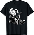 Thug Bunny Rabbit Gangster Rabbit With Gun Funny Design