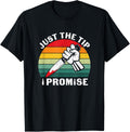 Just Tip I Promise Bullet American Flag Gun Lover Back T Shirt
