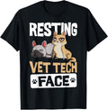 Resting Vet Tech Face Veterinary Assistant